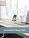 Wireless Charger, Seneo 046 Qi Certified 10W Fast Wireless Charger Stand for Galaxy S10/S9/S9+ Note 8/5 S8/S8+, Standard Wireless Charging Pad Stand for iPhone Xs/Xs Max/XR/X/8/8+(with QC 3.0 Adapter)