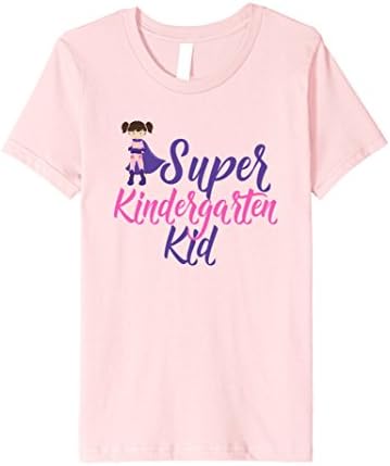 unisex-child Superhero Kindergarten Girl T-Shirt 8 Pink