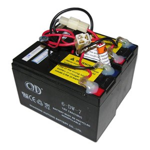 Amazon.com : Razor E200 / E300 24 Volt 7 Ah Replacement ... e100 scooter wiring diagram 