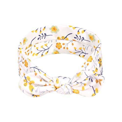 HUIXIANG Baby Girls Headbands With Bows 3 Pack Infant Toddler Headwraps Hair accessories