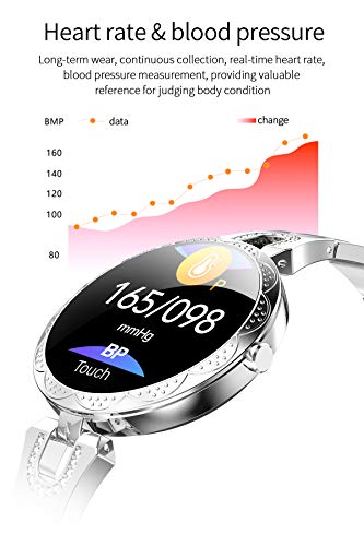 Ripley - RELOJ INTELIGENTE CLÁSICO PARA MUJER CON FUNCIÓN DE TOMA DE PRESIÓN  ARTERIAL MONITOR DE FRECUENCIA CARDÍACA