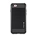 iPhone 7 Shockproof Case, Moonmini 2 in 1 Hybrid Combo Armor Shock Absorbing Back Cover Protector for iPhone 7 (2016) - Black