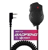 Original Baofeng UV-82 2 Dual PTT Speaker Mic Microphone for Baofeng UV-82 UV-82HP GT-5TP Portable Radio Walkie Talkie Ham Radio BF-UV82