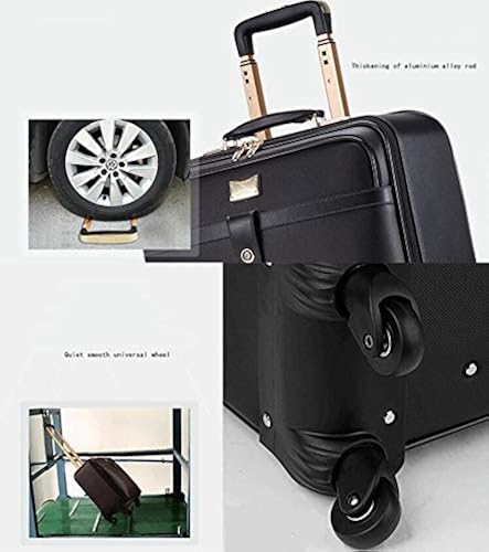 AQWWHY Wheeled Luggage Business, Laptop Trolley Bag 16 inches