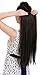SARLA Women's Long Straight 1Pc Clip In Hair Extension Japan Heat Resistant Fiber Synthetic Hair 666 50 Colors Available (30# Copper Red)