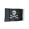 Pirate-Jolly-Roger-Skull-Flag-Polyester-12-X-18-Inches-Boat-Motorcycle-Fort