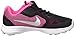 NIKE Kids' Revolution 3 Running Shoe (PSV), Black/Metallic Silver/Hyper Pink/White, 11 M US Little Kid