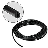 Black Car Door Edge Guard Trim 12 Feet Full Size U Shape
