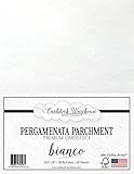 Parchment Paper - PERGAMENATA Bianco (White) Cardstock 8.5