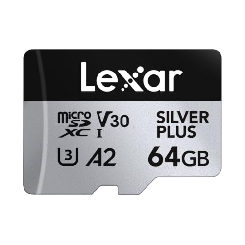 Lexar Silver Plus 64GB microSDXC UHS-I Card