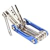 Deror Fietsgereedschap, 11-in-1, fietsreparatieset, schroefsleutel, schroevendraaier, kettingbreker…