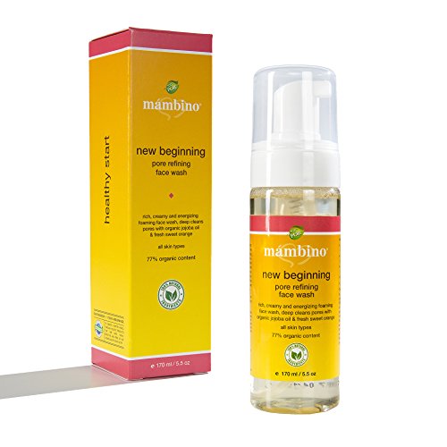 Mambino Organics Face Wash, New Beginning Pore Refining, 5.5 Fluid Ounce