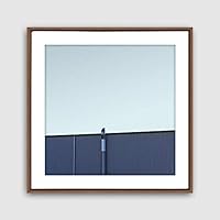 Framed Canvas Wall Art Geometric Building Canvas Prints Home Artwork Decoration for Living Room,Bedroom - 24x24 inches