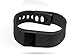 Lookatool Smart Wrist Band Sleep Sports Fitness Activity Tracker Pedometer Bracelet Watch, Black