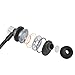 GOgroove AudiOHM iDX Noise Isolating Earbuds Style Headphones (Slate Black) with Hands-Free Microphone, Call/Music Control & Custom Fit Silicone Ear Gels