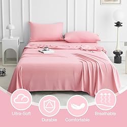 Soft Silky Twin Sheet Set -Microfiber Luxury Hotel