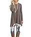 FOMANSH Women's Lace Tunic Shirt Long Sleeve Tunic Top Blouse