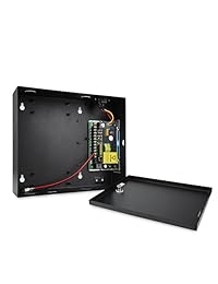 TCP IP 4 Puerta Entrada Modo Panel Kit de control de acceso eléctrico Strike no Fallar Secure Lock Enroll RFID lector USB 110 240 V fuente de alimentación Box RFID Reader RFID Keychains tarjetas