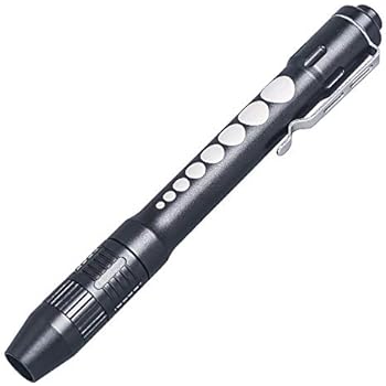 LIGHTFE Pen Light for Doctors and Nurses Penlight with Pupil Gauge