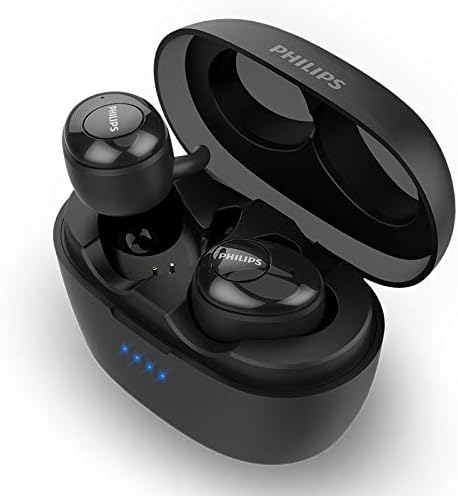 Philips UpBeat True Wireless Earbuds with Charging Case - Black