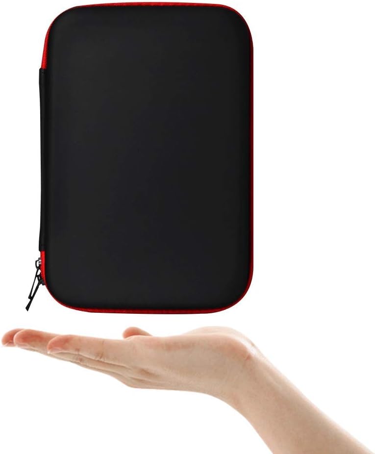 Eva Hard Protective Bag Travel Case Organizer Holder for Diabetic Supplies, Diabetes Testing Kit, Blood Glucose Meter Monitor, Test Strips, Syringes, Lancets, Needles (Black): Health & Personal Care