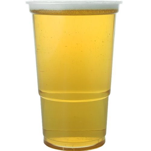 1000 x 20oz Full Pint Flexi Clear Plastic Cups with CE Markings