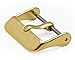 BARTON WATCH BANDS - Replacement Buckle - Choice of Color & Width - Gold 20mm - Vacuum PVD Finish