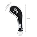 10L0L Neoprene Zippered Golf Club Head Iron Covers - Set of 10 (black and white)