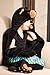 Cinder Black Bear Wearable Hooded Blanket by Wild Things
