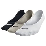 Nike Womens 3-Pack Multicolor Lightweight Footi