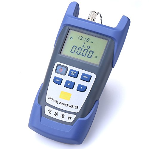 FTTH Fiber Optic Tool Kit 18 in 1 with Fiber Optical Power Meter and 1mW Visual Fault Locator and Cable Cutter Stripper Tool SKL-6C Fiber Cleave Multi-function Equipment Tool
