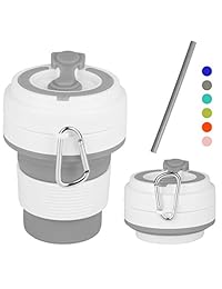 Idealife   Copa plegable de viaje de silicona con