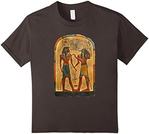 Kids Egyptian Gods, Pharaoh and Anubis T-Shirt 8 Asphalt