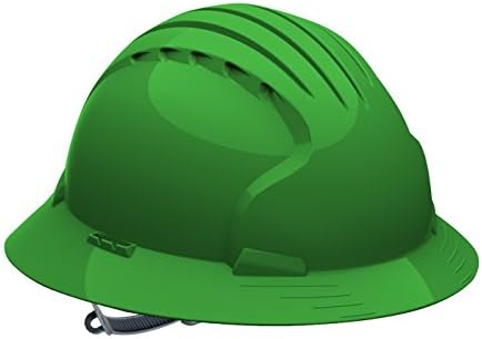 280-EV6141-30 Full Brim Hard Hat with HDPE Shell, 6-Point Polyester Suspension and Slip Ratchet Adjustment