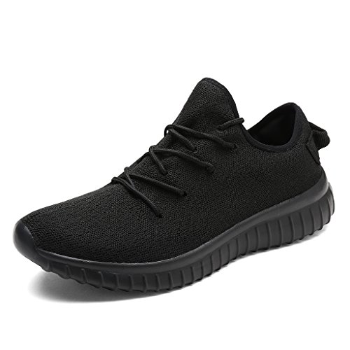 Dream Pairs PILOT-M New Fashion Men's Recreational Sport Sneakers Flexible Lace Up Running Casual Athletic Shoes ALL BLACK SIZE 13