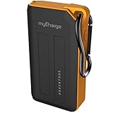 myCharge AdventurePlus Portable Charger 6700mAh Rugged External Battery Pack with Built-in Carabiner Clip and Dual USB Ports for Smartphones, Tablets and USB Devices (iPhone, iPad, Samsung Galaxy)