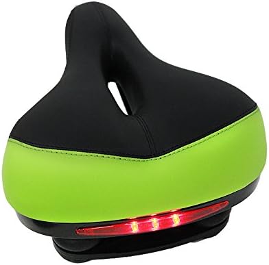 Bike Seat Safety Bike light For Mountain Bike, Road Bike, Kids Bike,Exercise Bike Seat, Electric Bike Seat Including 3 Bright Lights &amp; Drawstring Bag 2-Year Warranty