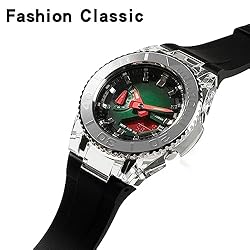 Neuupesen GA2100 Transparent Case with Metal Bezel