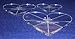Star Template 3 Piece Set. 4,5,6 Inches - Clear 1/4 Inch Thick Includes Guidelines and Center Hole