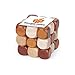 KampFit Wooden Snake Cube Brain Teaser Puzzle Toy Intelligence Game for Kids and Adults, 2 Pack