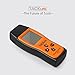 Tacklife Wood Moisture Meter WM01 LCD Digital Damp Meter Detector for To Measure the Percentage of Water in Firewood, Furniture, Floor, Cordwood and Trees, Range 2%~ 70% RH