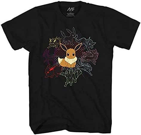 Amazon Co Jp ポケモン イーブイ ｔシャツ ブラック L ホビー