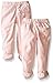 Burt's Bees Baby Baby Set Of 2 Organic Footed Pants, Blossom, 6-9 Months