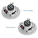 Pyle 5.25″ Pair Bluetooth Flush Mount In-wall In-ceiling 2-Way Speaker System Quick Connections Changeable Round/Square Grill Polypropylene Cone & Polymer Tweeter Stereo Sound 150 Watt (PDICBT552RD)thumb 1