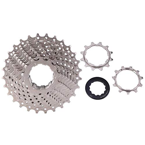 T best Bike Cassette, 8/9/10/11 Speed 11-28T Road Bike Freewheel Cassette Sprocket Bicycle Replacement Accessories(10S 11-28T)