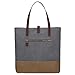 S-ZONE Canvas Tote Bag for Women Casual Handbag Ladies Shopping Shoulder Purse