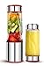 Portable Smoothie Blender, DmofwHi USB Rechargeable Personal Blender for On-The-Go/Travel, MINI Mixer Juicer Cup - BPA free (Silver&Red)