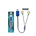 Bundle: Olight Portable Universal Magnetic USB Charger (UC Charger/Cable Charger for Travelling) for 14500 16340 (RCR123A) 18500 18650 22650 Rechargeable Batteries with Olight Patch
