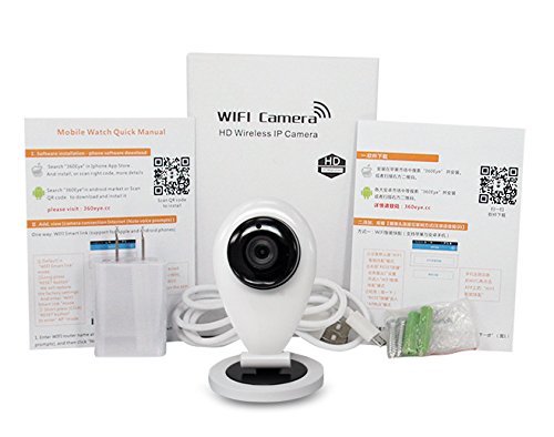 Wireless Wifi IP Security Camera 720P Indoor Home Surveillance System Baby Pet Monitor 2 Way Audio, Day/Night Vision Webcam (5)