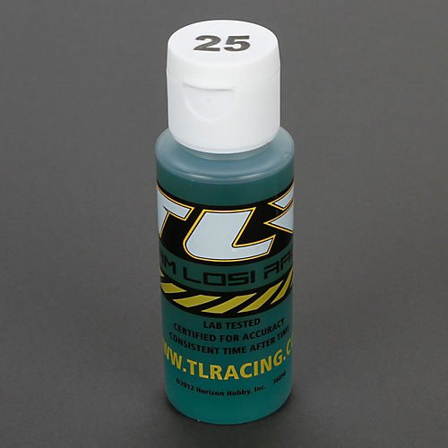 Team Losi Silicone Shock Oil 25wt 2 oz